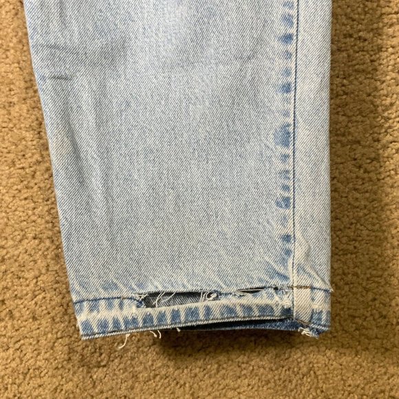 Vintage LEVI’S Mens Jeans Sz 36x30 Orange Tab 550 Relaxed Tapered Light Wash 90s - Picture 8 of 12